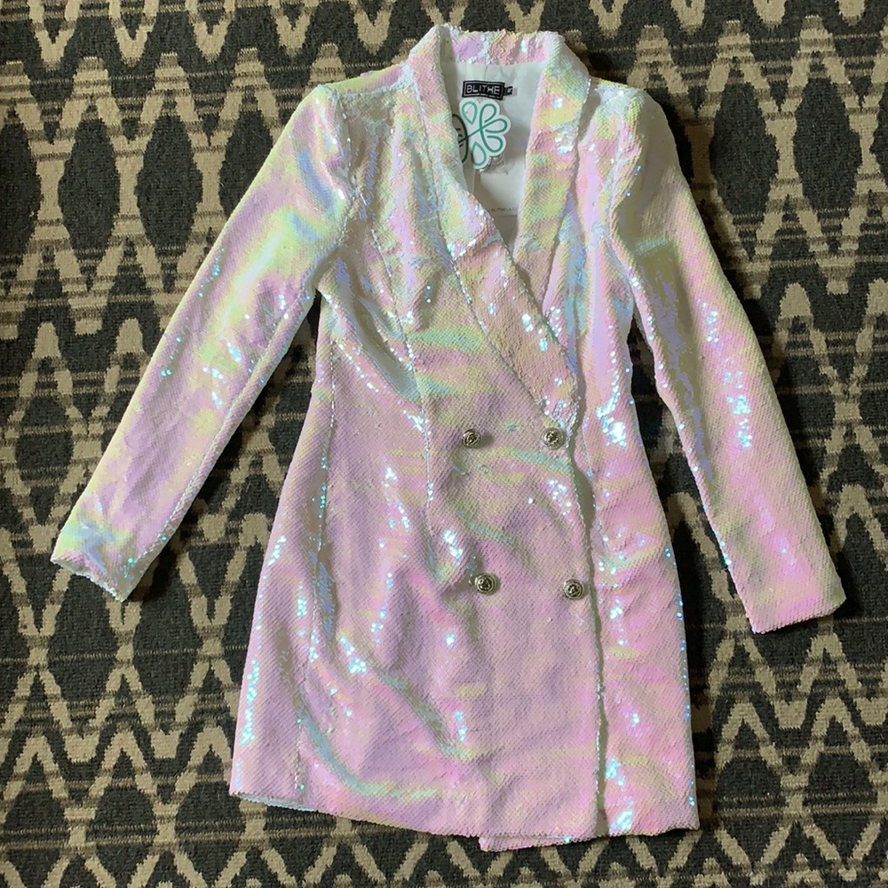 Iridescent dress/jacket